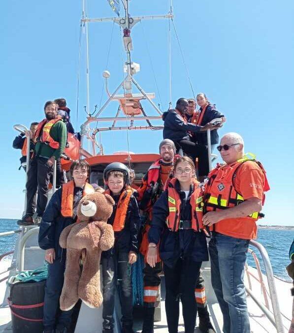 La section Cadets de la Sécurité civile avec la SNSM et la Marine Nationale